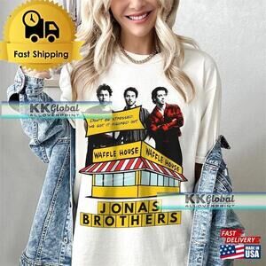 Jonas Brothers Waffle House Shirt Tour Concert Retro Unisex Gift Classic T-Shirt